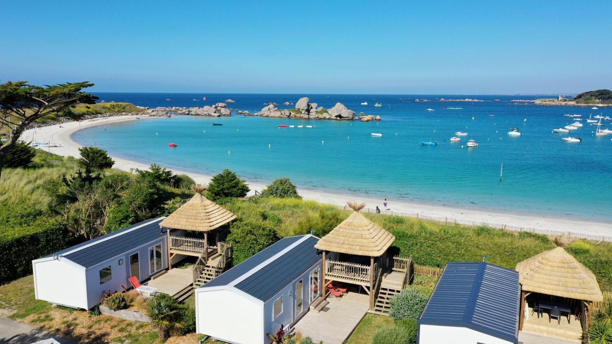 Camping De La Cote Des Legendes 브리뇨강-플라주 외부 사진
