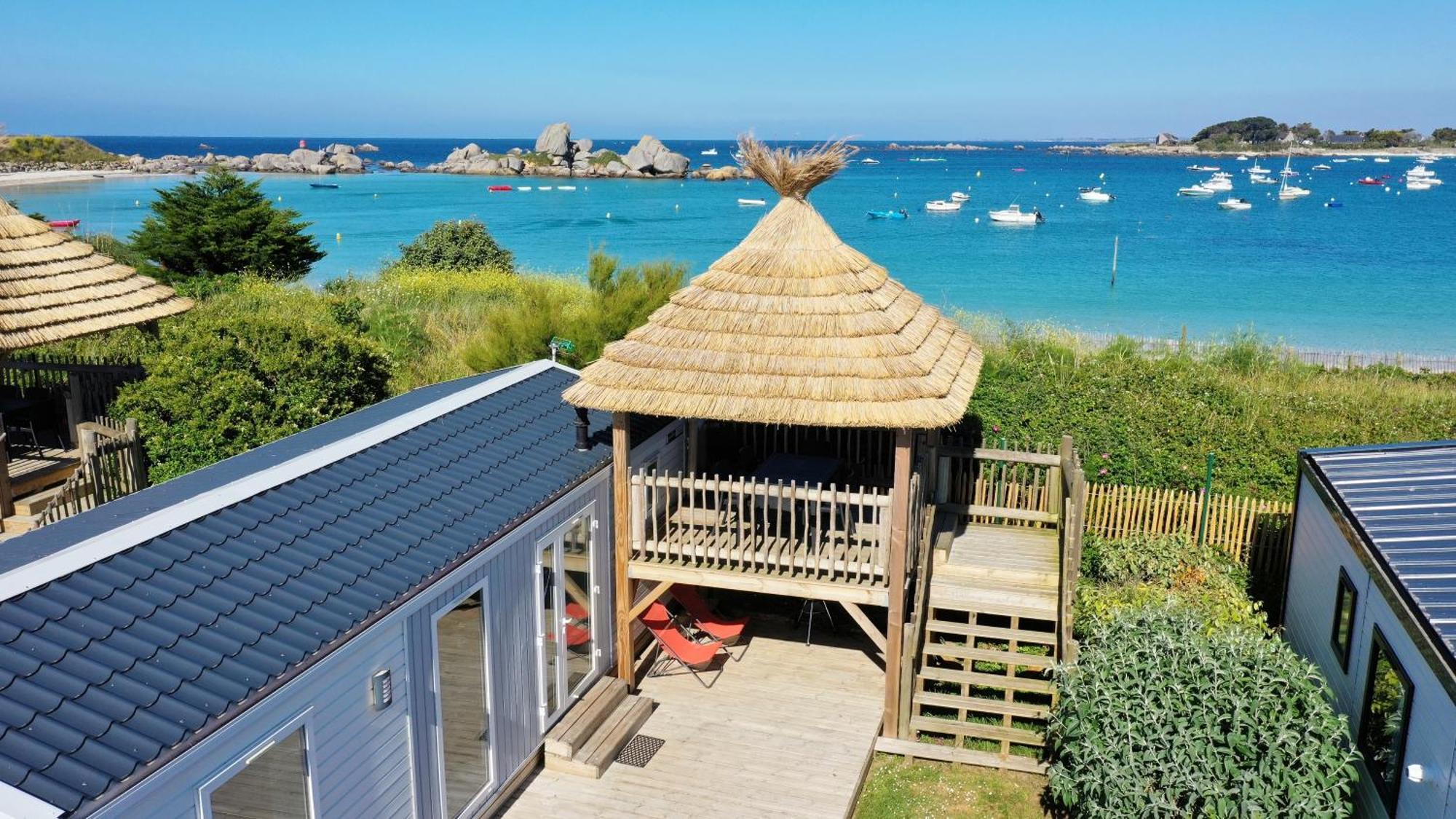 Camping De La Cote Des Legendes 브리뇨강-플라주 외부 사진